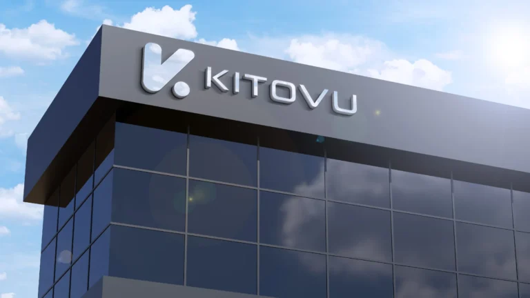 Kitovu logo signage on an office building