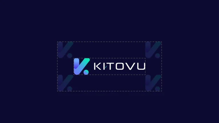 Kitovu logo clear space guide