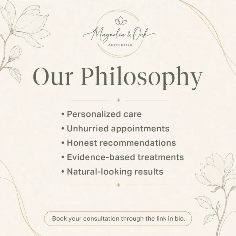 Magnolia & Oak Aesthetics philosophy social post