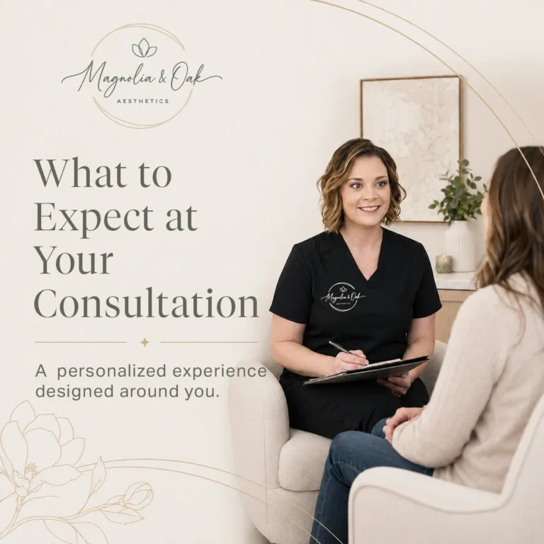 Magnolia & Oak Aesthetics post on what to expect at your consultation